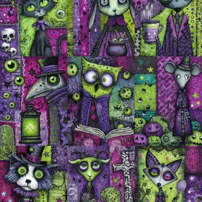 Creepy Masquerade Junk Journals