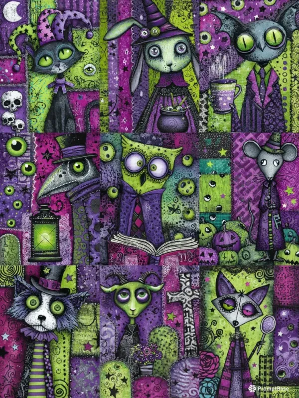 Creepy Masquerade Junk Journals