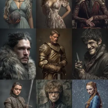 Game Of Thrones Realistic Portraits