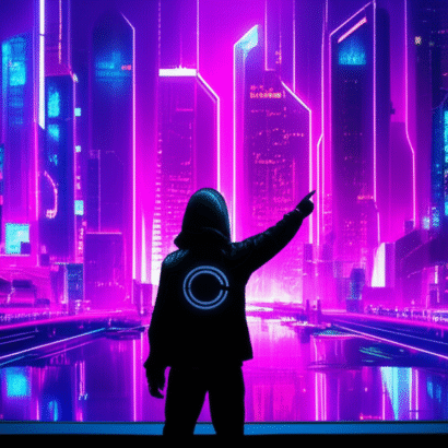 Cyberpunk Cityscape at Night