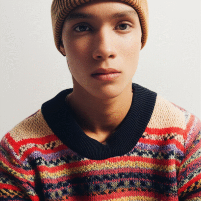 Formal Portrait with Designer Scarf