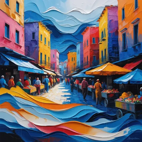 Stunning Vibrantly Colored Paintings - Image 8