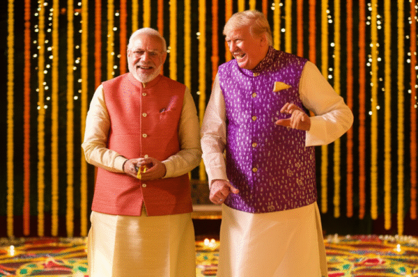 Trump & Modi Diwali Celebration: Indian Attire & Festive Joy - Image 2