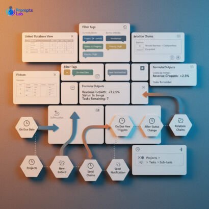 Notion Automation Flows – 4 High-Value Prompts (Free Pack)