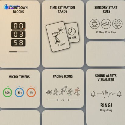 Time Blindness Solutions – 4 High-Value Prompts (Free Pack)