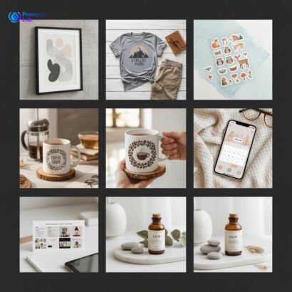 Etsy Mockup Generator System – 25 High-Value Prompts (Premium)