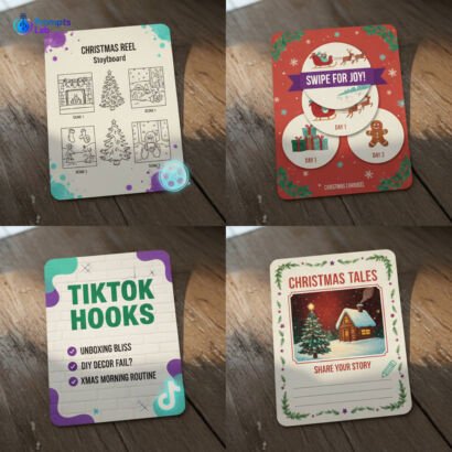 Holiday Campaign Builder – Christmas Social Media Creator Edition – 25 Premium High-Value Prompts