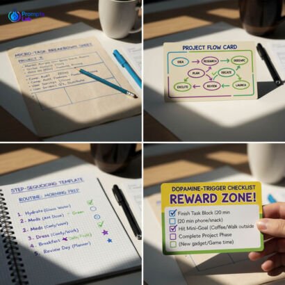 ADHD Task & Project Execution Master Premium Pack – 25 Premium High-Value Prompts