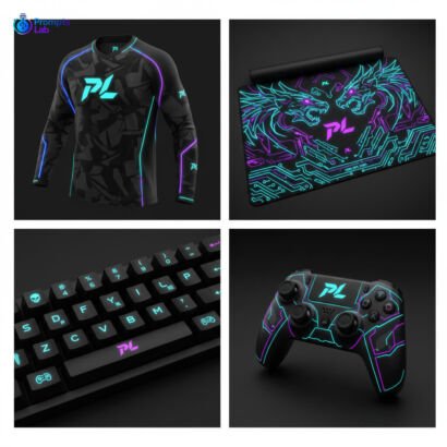 Tech & Gaming Merch Pack – Premium (25 High-Value Prompts)