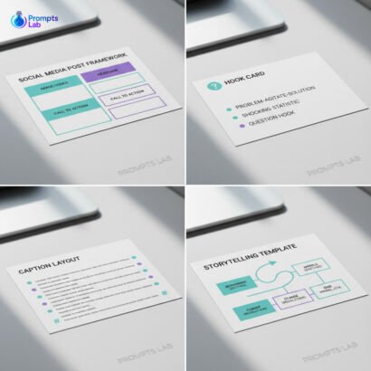 Social Media Posts – 25 High-Value Prompts (Creator Edition Premium Pack)