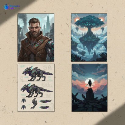 AI Art & Midjourney – 4 Free High-Value Prompts