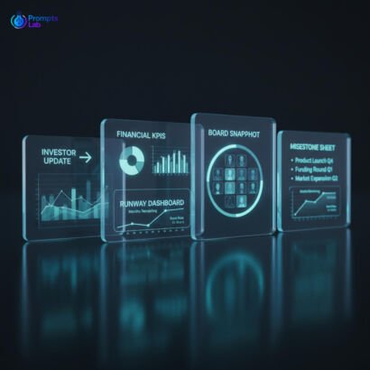 Investor Relations & Startup Communications – 25 High-Value Prompts (Premium Pack)