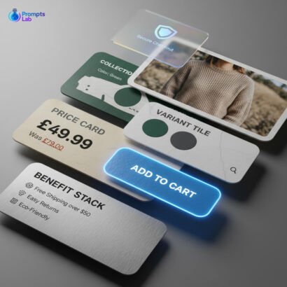 Storefront Conversion Visuals – 25 High-Value Prompts (Premium Pack)