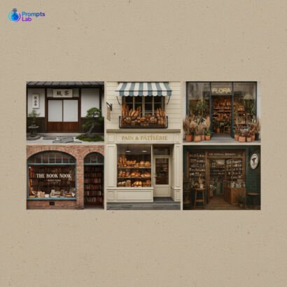 Storefront Branding & Aesthetic Mockups – 25 High-Value Prompts (Premium Pack)