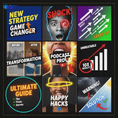 Viral Thumbnail Blueprint – 25 High-Value Prompts (Premium)